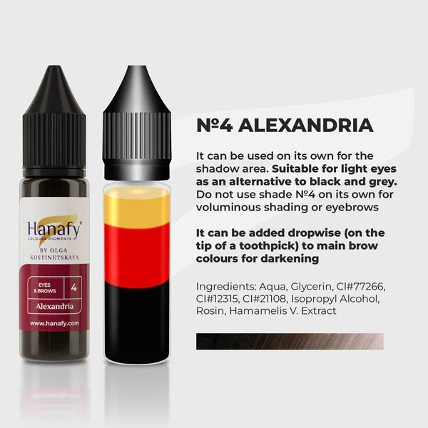 Hanafy Eyes & Brows №4 ALEXANDRIA N4