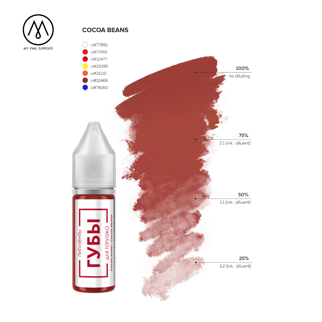 Brovi Cocoa Beans Lip Pigment