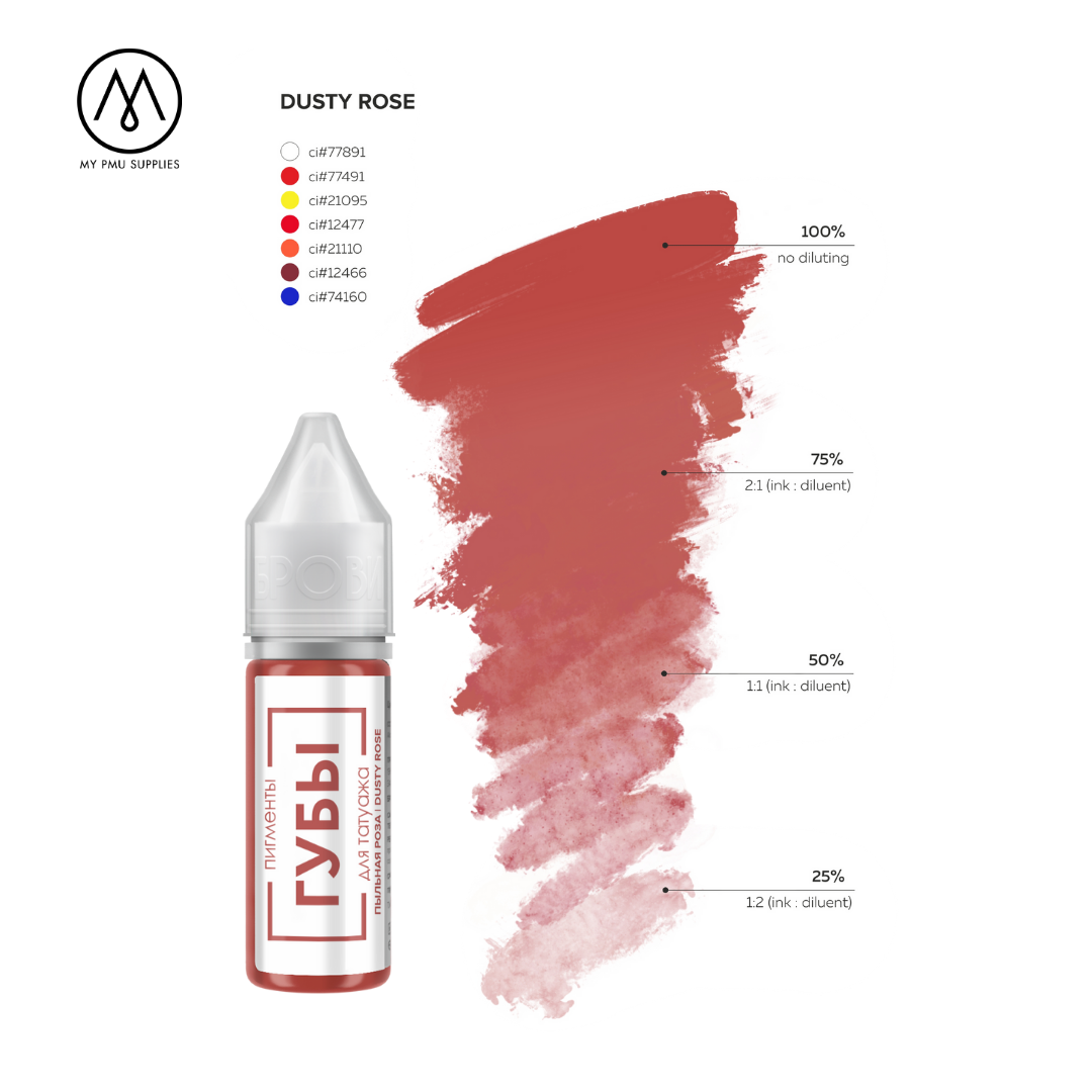 Brovi Dusty Rose Lip Pigment